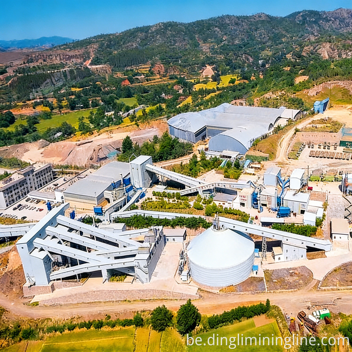 Горна-агрэгатны завод коштам 10 мільёнаў тайскіх гадавых 10 Million TPY Mining Aggregate Plant